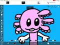 ( @ibisPaint  for the app ) Axolotl tutorial