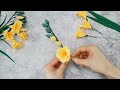 프리지아/2월이면 생각나는 꽃/꽃말 순결 천진난만/How to make freesia paper flower with crepe paper