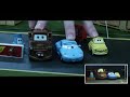 Lightning McQueen's Crash Scene | SIDE BY SIDE VIDEO | Pixar Cars