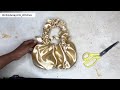 How to make this Beautiful and Simple DIY Satin Bag