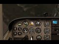 Flat Spin with C172 in X-Plane inside view