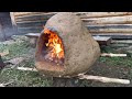 I built an oven and baked wood-fired bread high in the mountains far from civilisation!