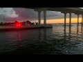 Beautiful sunset at Belleair Causeway