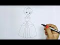 How to Colour princess 🎨👸 | Princess drawing colouring painting for kids