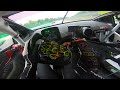 CHASING R8 GT3 - HURACAN GT3 Helmet Camera Driver's POV - Monza