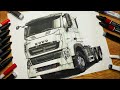 Drawing A Semi Truck - Sinotruk HOWO 380