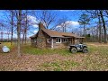 Cabin on 21 Acres of Owner Financed Land!! - Full Property & Cabin Video - JJ03B