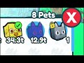 Beating roblox Pet simulator x on new account [Part 7] pixle world to doodle world free to play