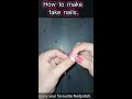 How to make Fake Nails in 5 minutes 🤩| Artificial nails with waste product | #shorts #youtubeshorts