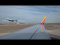 Southwest 737-800 landing in LAS Vegas (LAS) from Denver (DEN) WN3902