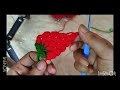 how to make a crohet strawberry / crohet strawberry