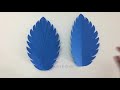 Easy paper flowers birthday decoration at home|