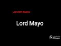 Lord Mayo @learnwithshubhra221