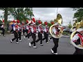 Falcon Marching Band 2023 Eastern Illinois Game Parade to Stadium