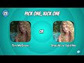 Taylor Swift Songs - PICK ONE KICK ONE - Music Quiz | QUIZ WAVEZ