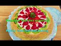 No Bake  Easy Delicious Cake with Kiwi, Bananas & Strawberries Recipe