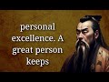 Ancient Chinese Philosophers' Quotes which are better Known in Youth to Not to Regret in Old Age