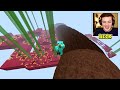 SPAWNING THE UNKILLABLE MINECRAFT BOSS INSIDE THE GIANT SANDWORM!!