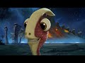 DINO BATTLE: Giganotosaurus vs Spinosaurus | Dinosaurs Cartoons for Kids