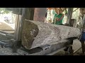 dark.super beautiful teak wood cutting process