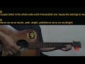 One Direction - Steal My Girl Guitar Chords cover