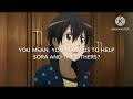 Lines for Sora’s adventures special:SAO team