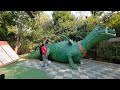 Waste to wonder park in Delhi - 7 wonders of the world | dinosaur park | Full tour + all details