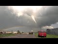 CLOSE TORNADO TEARS THROUGH TOWN - Madill Oklahoma 4-22-20