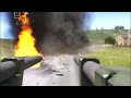 RUSSIAN Panic Moment! Russian Troop Tank Convoy destroyed by US BGM-71 TOW Missile on Bridge
