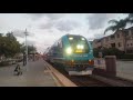 Coaster 662, 2301,5001 and Coaster 657,5002,2303 at Carlsbad Village train station.