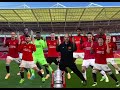 Manchester United’s players dancing with their Boss 🤭🤭after winning FACup  #facup