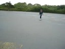 Erin's first skateboarding experience