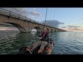 SHARK ATTACK! Kayak Fishing The ENTIRE 7 mile bridge Round Trip In One Day! Marathon Florida Keys