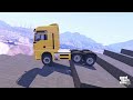 GIANT DUMP TRUCK VS BUS VS VOLKSWAGEN TRUCK VS SCANIA TRUCK IN TEARDOWN VS BEAMNG-WHICH IS BEST ?