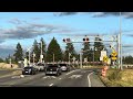 Amtrak 314 leads train 14 through DuPont, WA