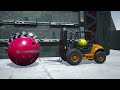 Robot Pacman VS Spiky Monsters & Piranha in Maze with Cartoon Cat & Chain Chomp