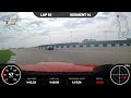 Following Camaro ZL1 1LE on slicks at Heartland Park PCA Lap10