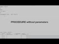 Procedure Tutorial in SQL | SQL Stored Procedure | Procedure in SQL