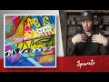 Colorful Pop Art / Abstract Painting Demo With Masking Tape and Acrylic Paint | Sparate