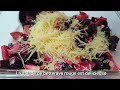Beetroot salad with cheese | Salade de betterave avec fromage | Củ dền đỏ phô mai | Asian & European