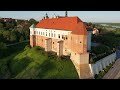 Zamek Królewski w Sandomierzu XIV w. Royal Castle in Sandomierz 14th century. Dron. II wideo.