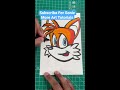 How To Draw Tails From Sonic The Hedgehog 2 Movie #art #drawing #sonic #shorts