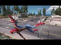 GTA 5-iron Spiderman jump from highest building crazy fail moments ragdoll | Euphoria Physics#gta5