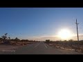 Relaxing Arizona Desert Sunset Drive 4K