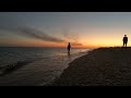 Закат на море, шум моря, Анапа. 4K Relax sunset at the sea. #russia #relax