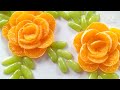 Fruits  decoration  ideas //  Oranges  and   grapes  //