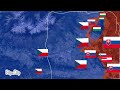 Battle of the cliffs Moving flags (part of Czech Republic Slovak war) (fake scenario)