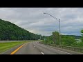 Driving on the 81 North in Scranton, PA, towards a Binghamton, New York
