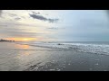 Beautiful Beach Perfect Sympony | Sunset Embraced by Waves July 11,2024 #sea #perfectsunset#sandrays