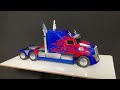 Homemade Transformers Optimus Prime Truck using Soda Can / 4K video